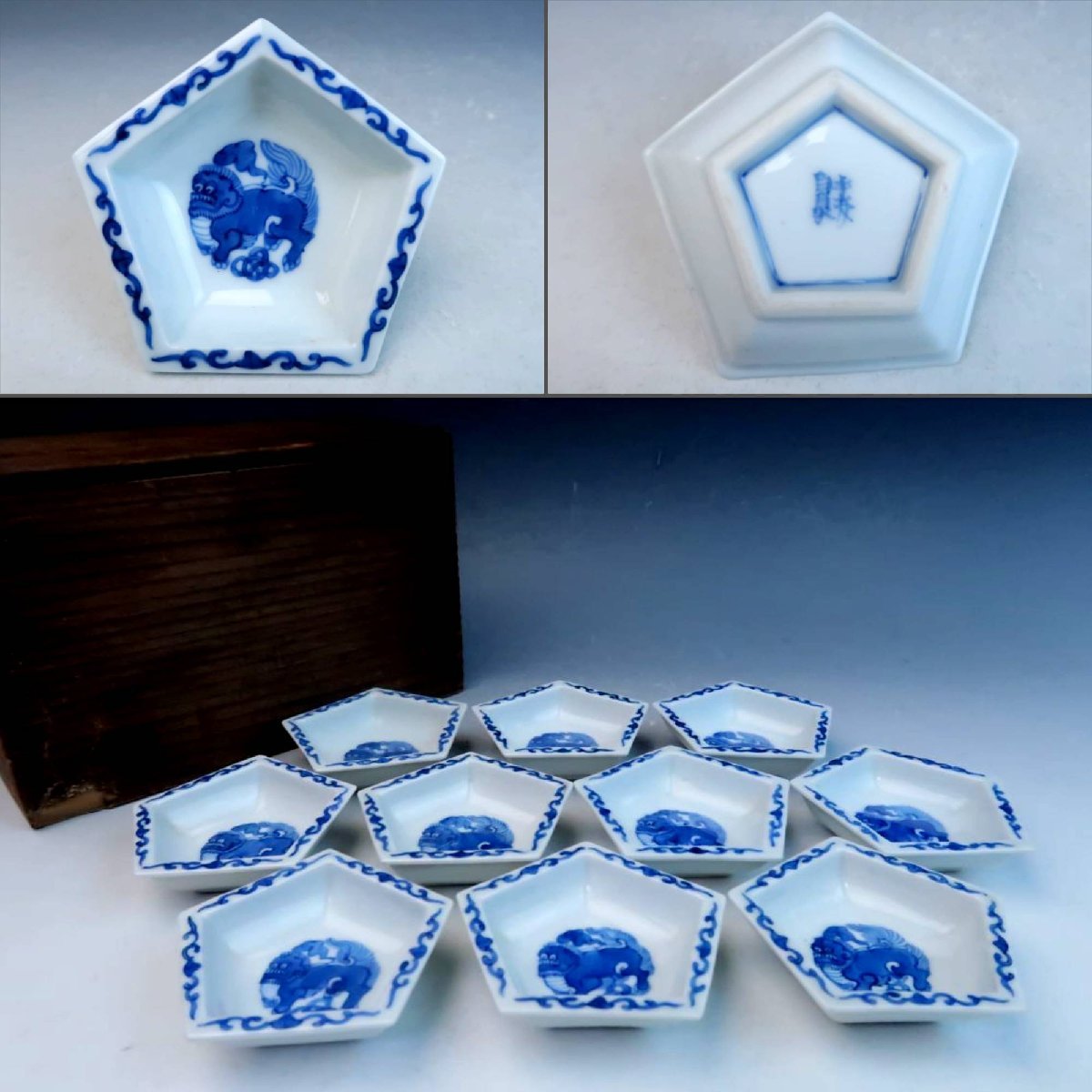 ys7147796; 京焼 菊渓窯造 色絵猿茶碗（共箱）