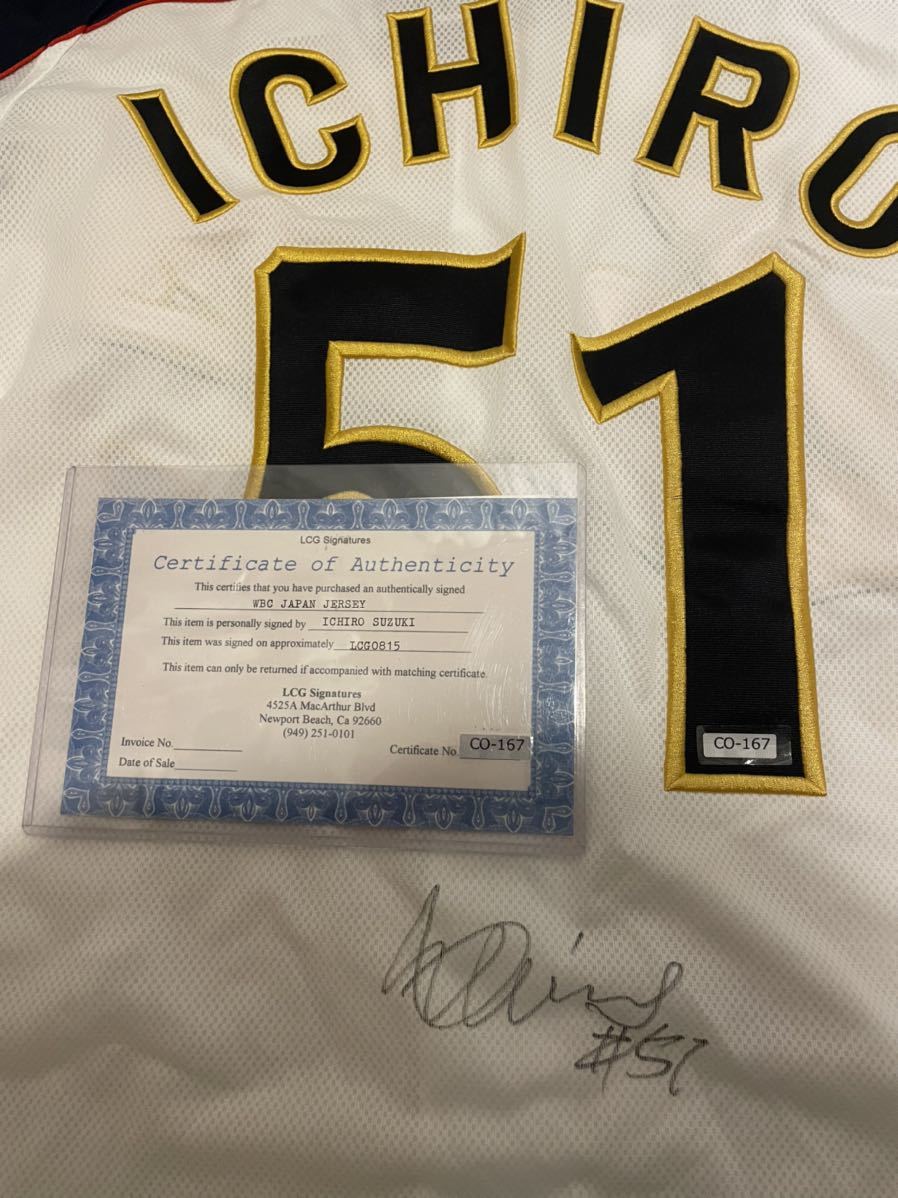 2009年WBC イチローサイン入りユニフォーム イチロー WBC 2009