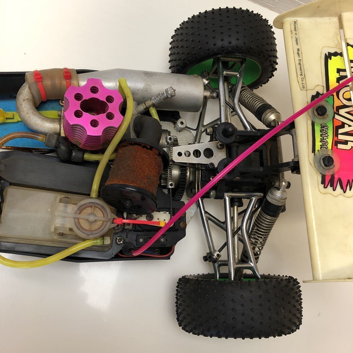 ラジコンエンジン1/8スケール4WDガスパワー バギー無限アスリート