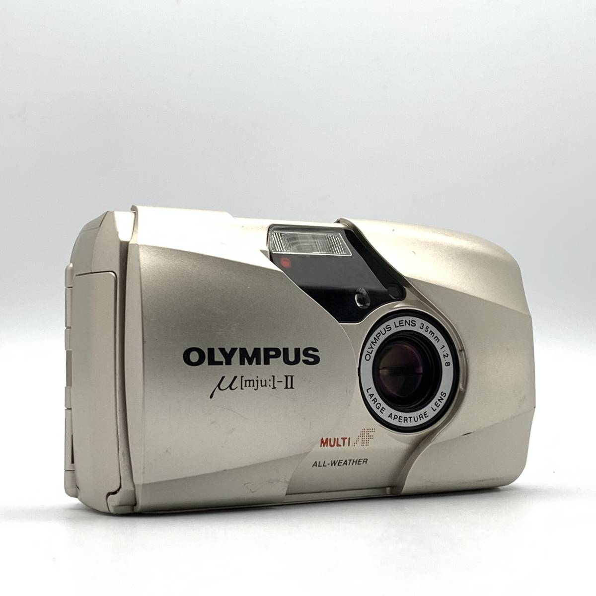 OLYMPUS μ（ミュー） フィルムカメラ コンパクトカメラ 動作品 OLYMPUSオリンパス μ ii mju 2 フィルムカメラ 単焦点 動作品