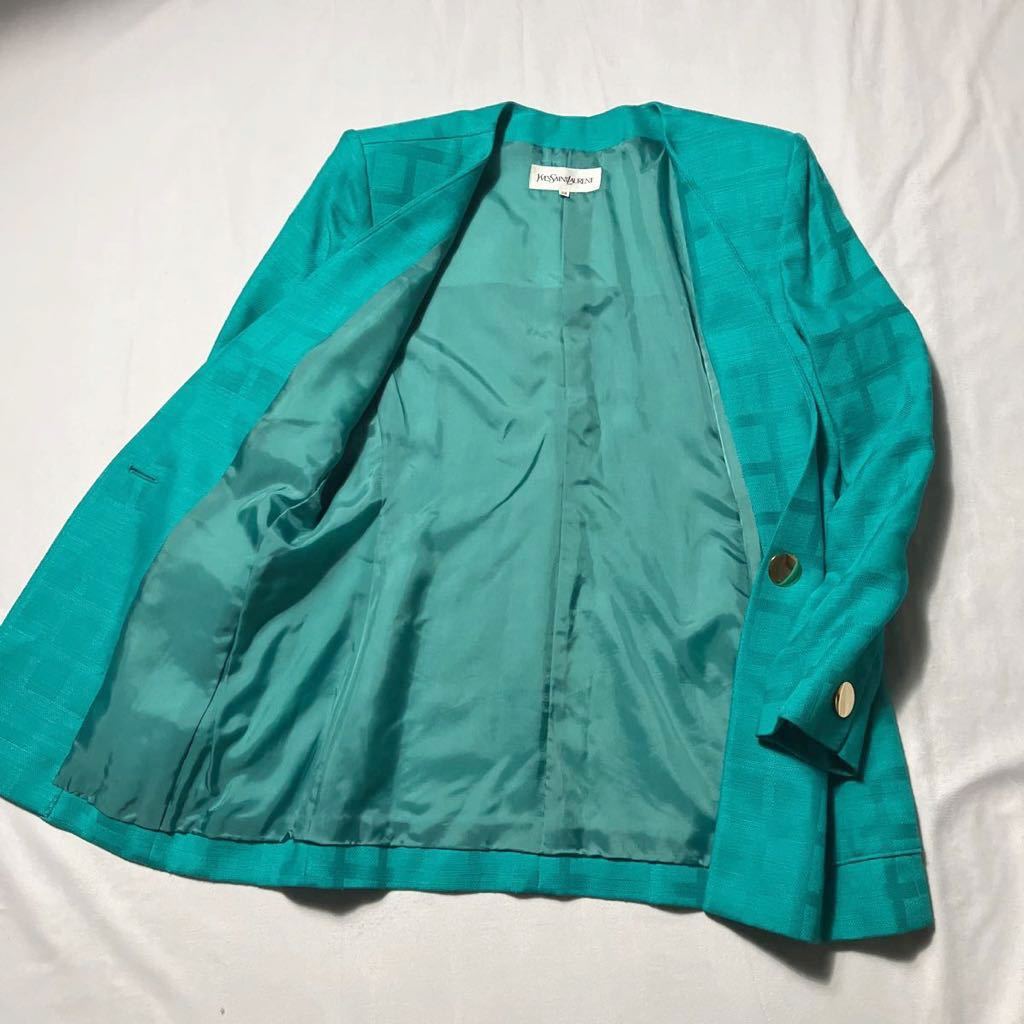 美品] 1円 yves saint laurent イヴ・サンローラン セットアップ