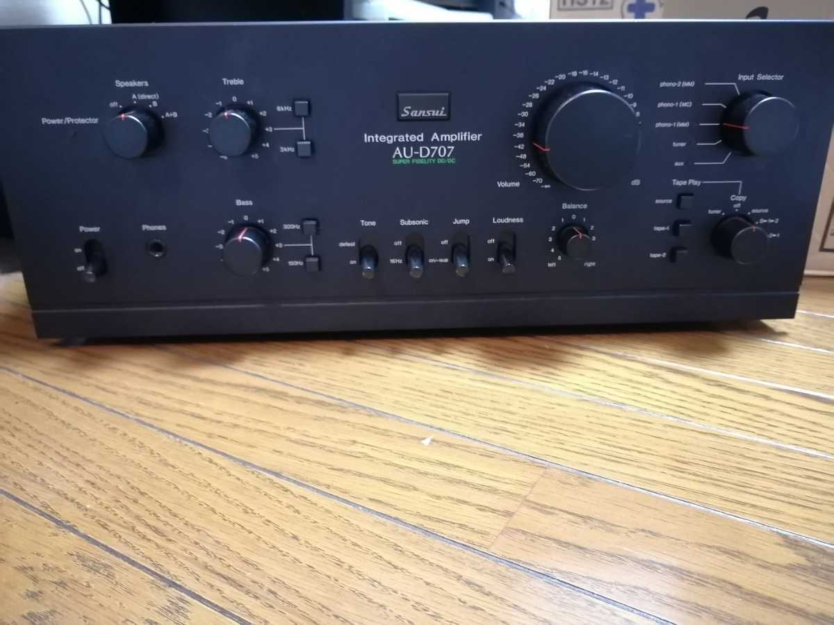 ジャンク/送料無料】SANSUI サンスイ AU-D707 プリメインアンプ 【公式