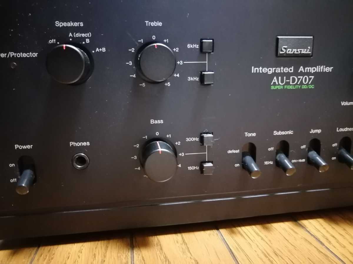 ジャンク/送料無料】SANSUI サンスイ AU-D707 プリメインアンプ 【公式