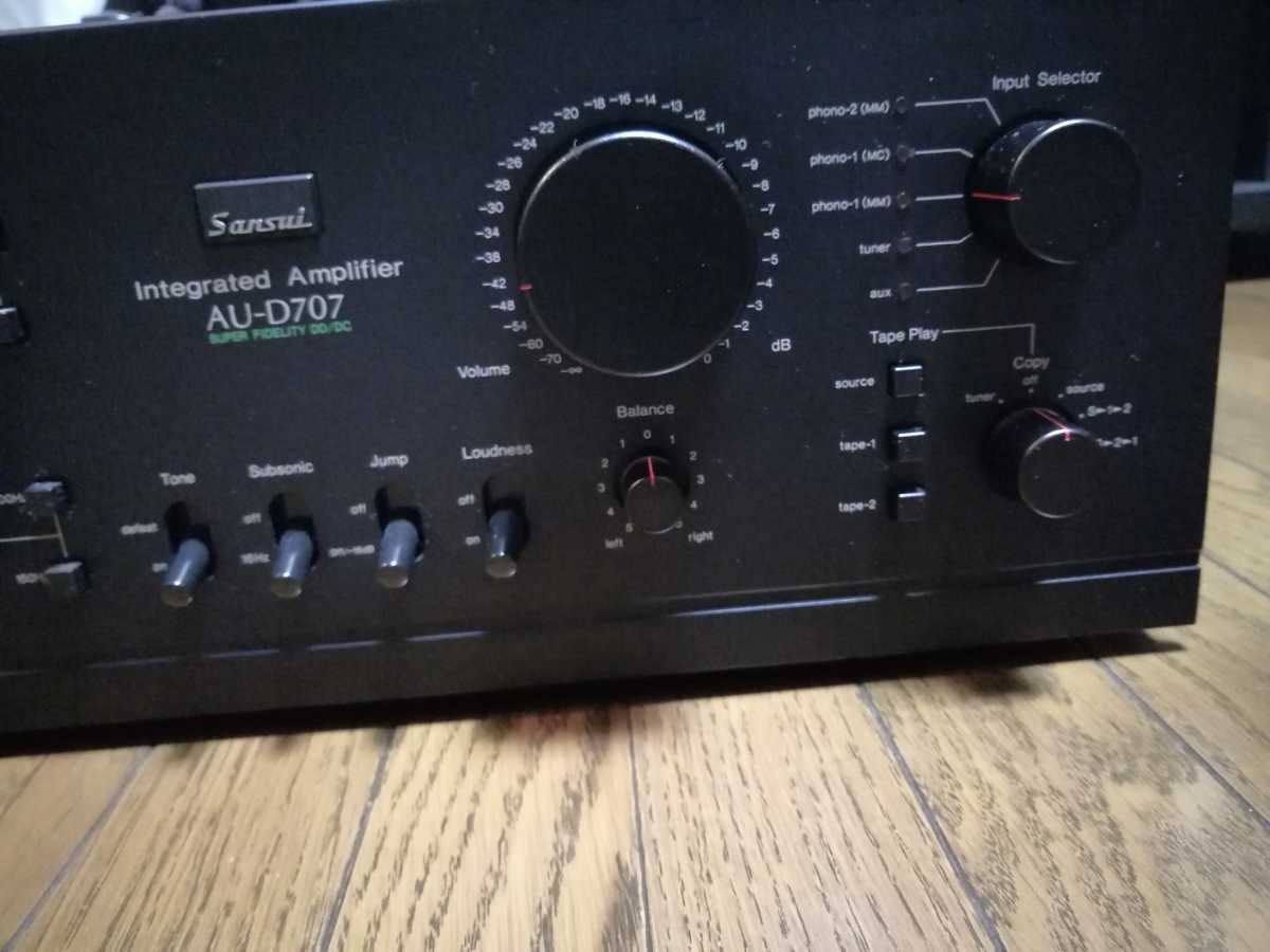 ゆ*坊様 【通電OK・ジャンク】Sansui AU-D707 プリメインアンプ ジャンク/送料無料】SANSUI サンスイ AU-D707 プリメインアンプ 【公式