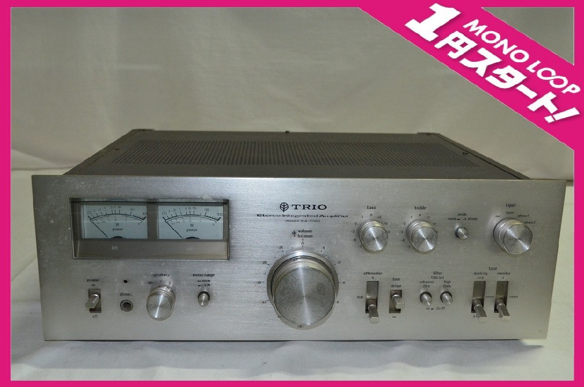 TRIO KA-7500 トリオ プリメインアンプ Yahoo!オークション KA JTRIO