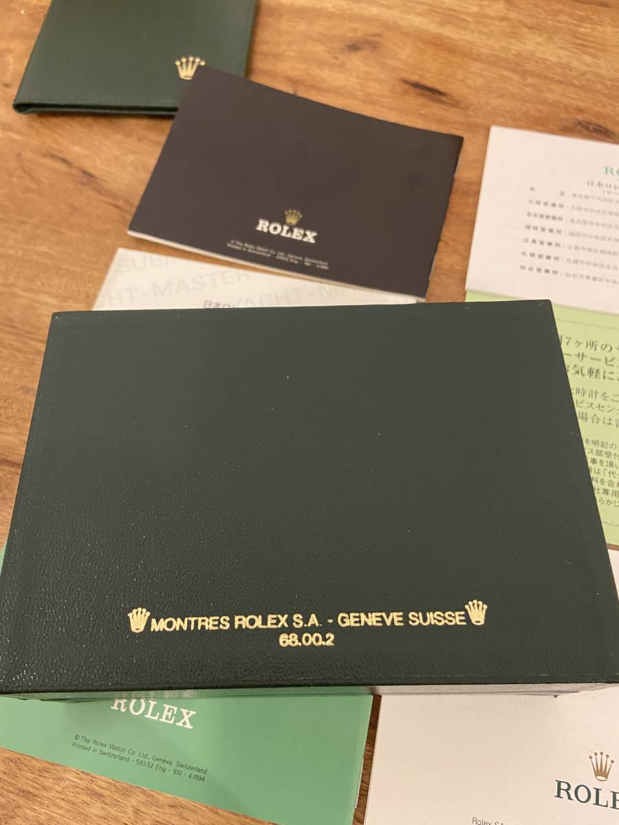 S 1円スタート ROLEX ロレックス オイスターケース 空箱 緑箱 BOX