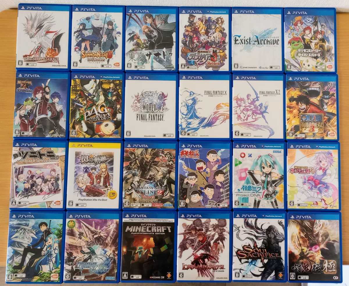 中古品。美品』Ps vita ゲームソフト40本まとめ売り 状態良好 