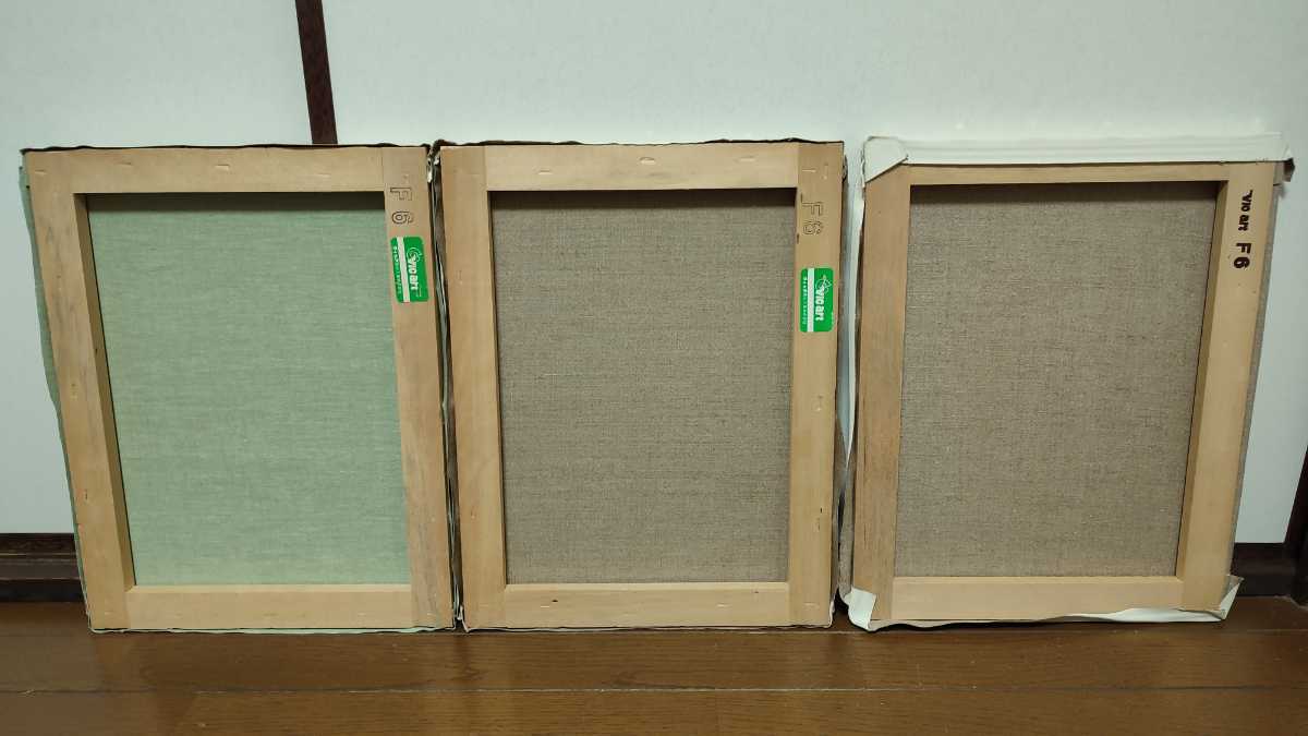 画材 油絵 キャンバス キャンパス 木枠 張りキャンバス 油彩 未使用 