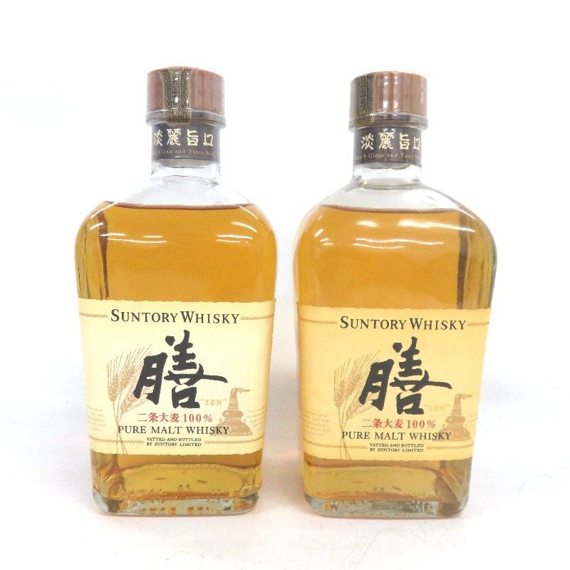 膳 サントリー 2本セット 640ml - ピュアモルト SUNTORY 大阪府内発送