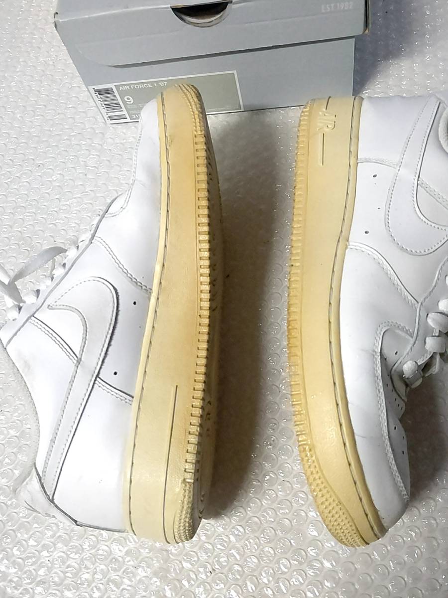 USED 送料無料】ナイキ NIKE エアフォースワン 27cm 箱付き