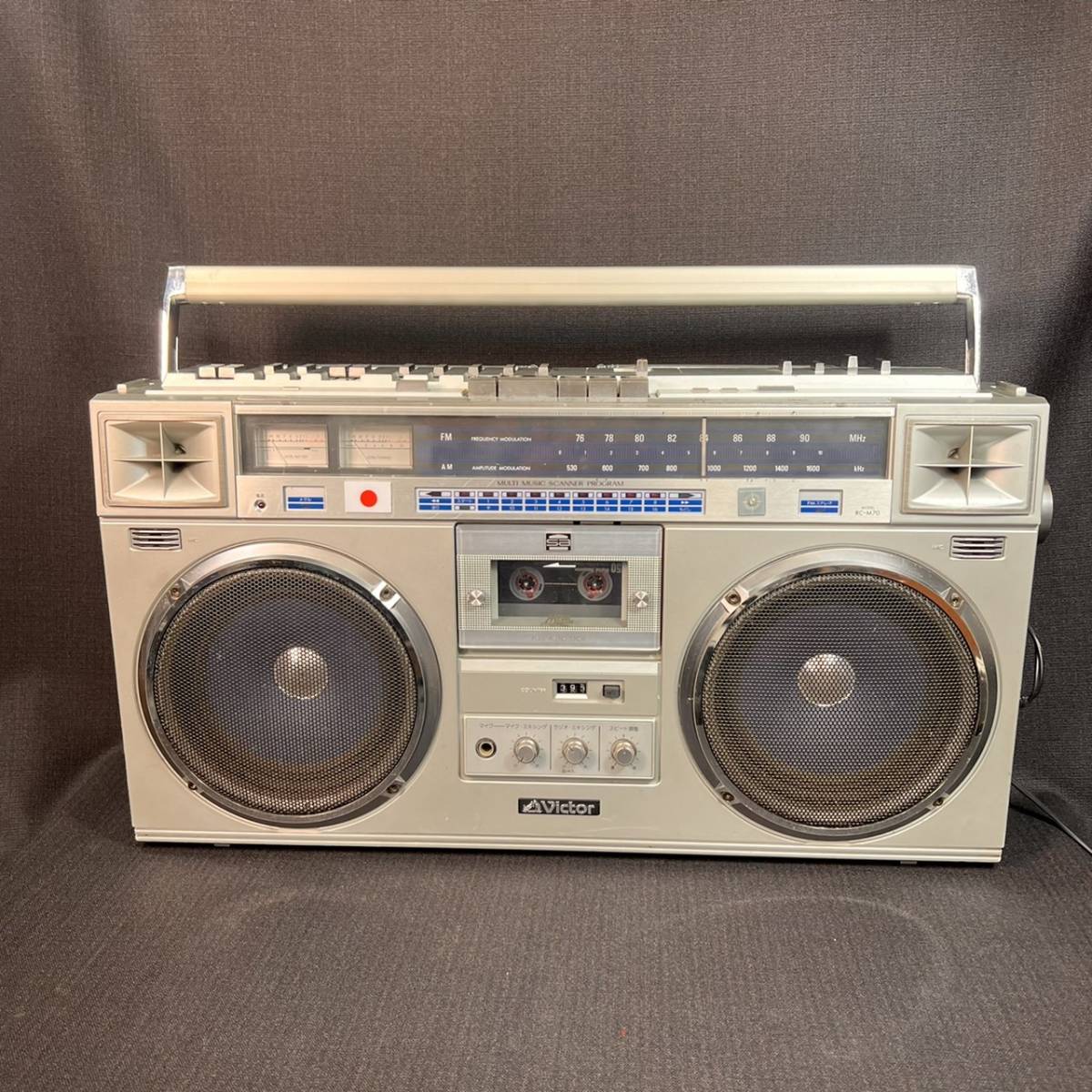 RC-M70 Victor ビクター ラジカセ ビクターRC-M70 整備品Victor FM⁄AM