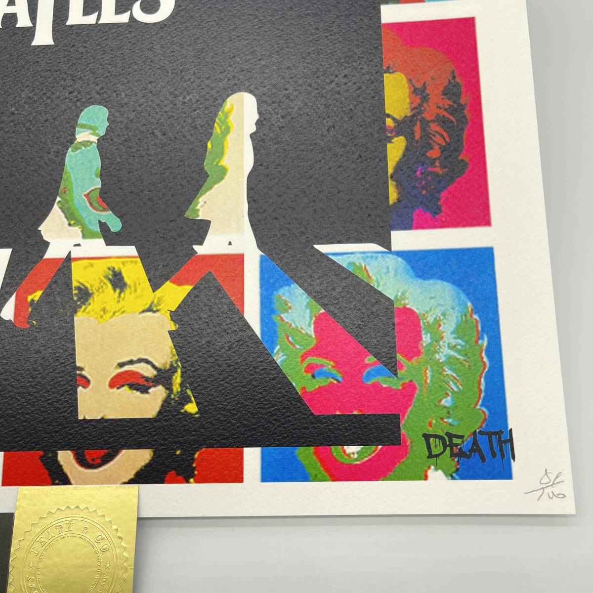 DEATH NYC 世界限定100枚 アートポスター Abbey Road アビー・ロード