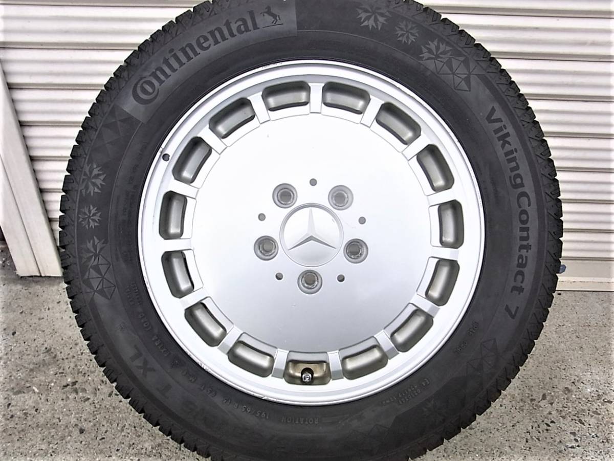 ベンツ Eクラス W124 純正 タイヤホイール 4本 195/65R15 [A1244010702 