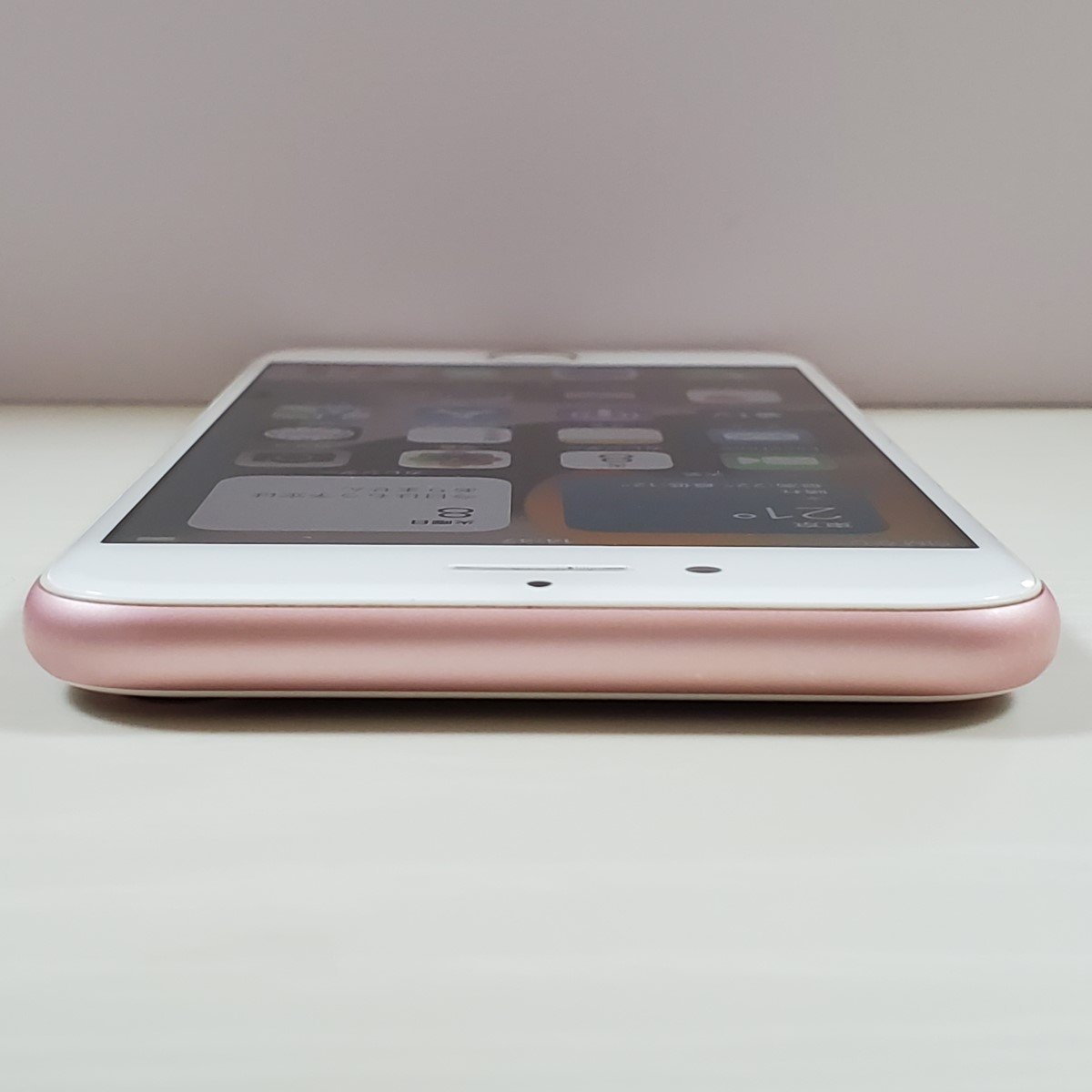 ☆【24612WM】 ジャンク au MNCN2J/A iPhone7 ローズゴールド 128GB