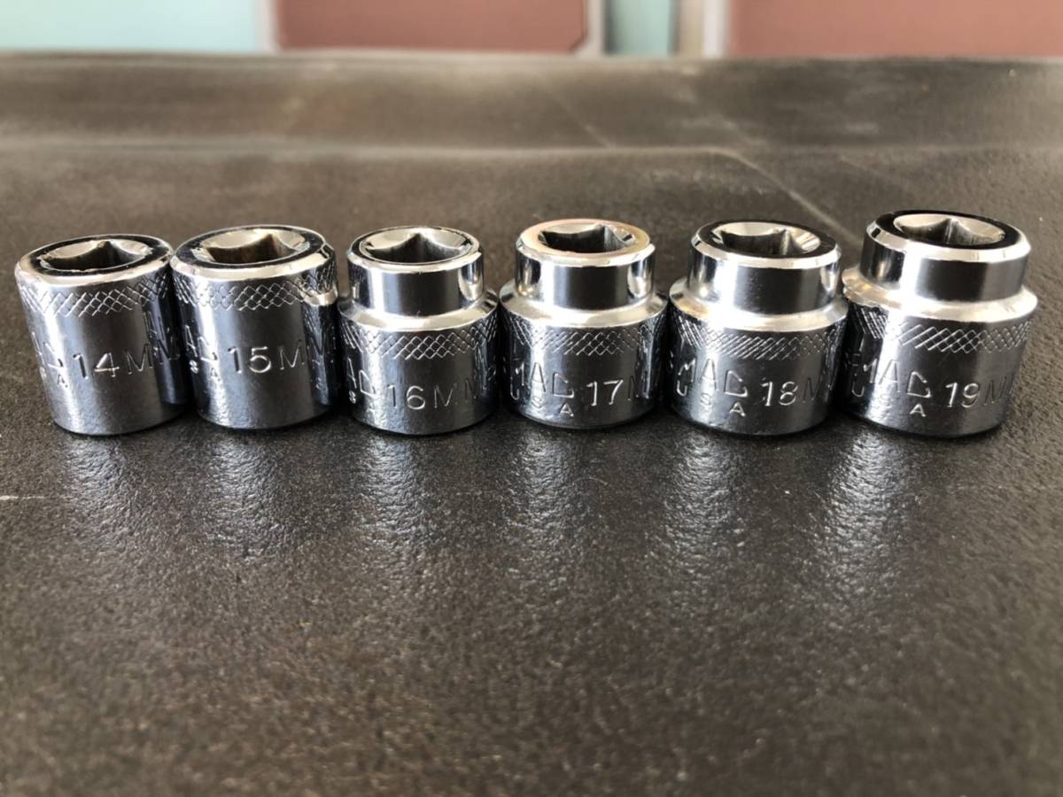 マックツール MACTOOLS 3&frasl;8 X6[6]MT ディープソケットXD6シリーズ マックツールの通販 ラチェット 3&frasl;8スタンダードソケット14個セット ○MacTOOLS Drive Mac 8mm&frasl;10mm&frasl;12ｍｍ&frasl;14ｍｍ Yahoo!オークション Tools 未使用品 3&frasl;8スタンダードメトリック