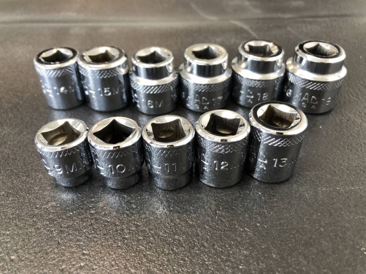 マックツール MACTOOLS 3&frasl;8 X6[6]MT ディープソケットXD6シリーズ マックツールの通販 ラチェット 3&frasl;8スタンダードソケット14個セット ○MacTOOLS Drive Mac 8mm&frasl;10mm&frasl;12ｍｍ&frasl;14ｍｍ Yahoo!オークション Tools 未使用品 3&frasl;8スタンダードメトリック