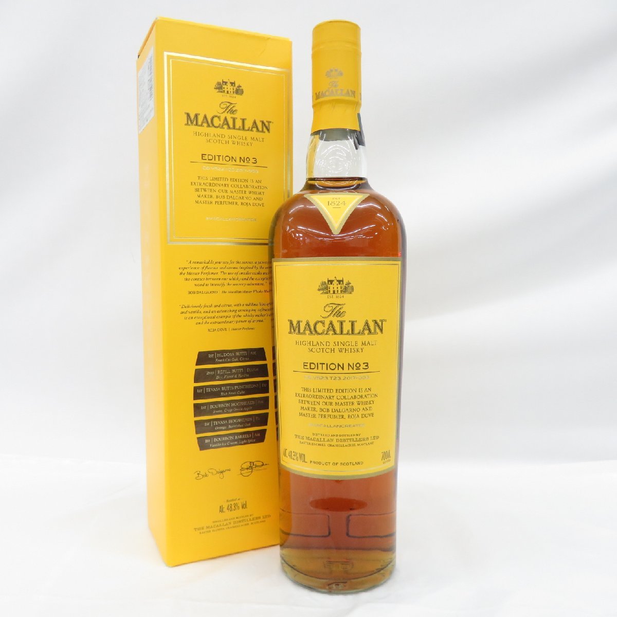 未開栓】The MACALLAN ザ・マッカラン エディション No.3 ウイスキー