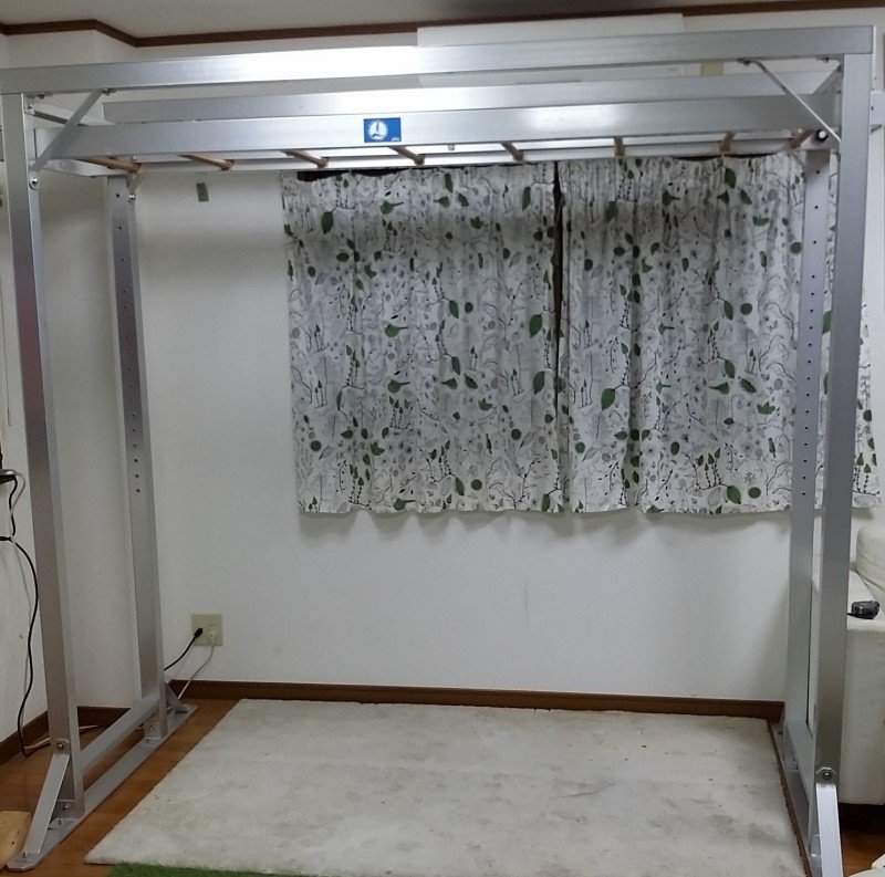 【引取り限定】アシックス　雲梯　2m S ドーマン　家庭保育園　ブレキエーション 直接引取限定 ASICS アシックス 室内用 うんてい 軽量 アルミ