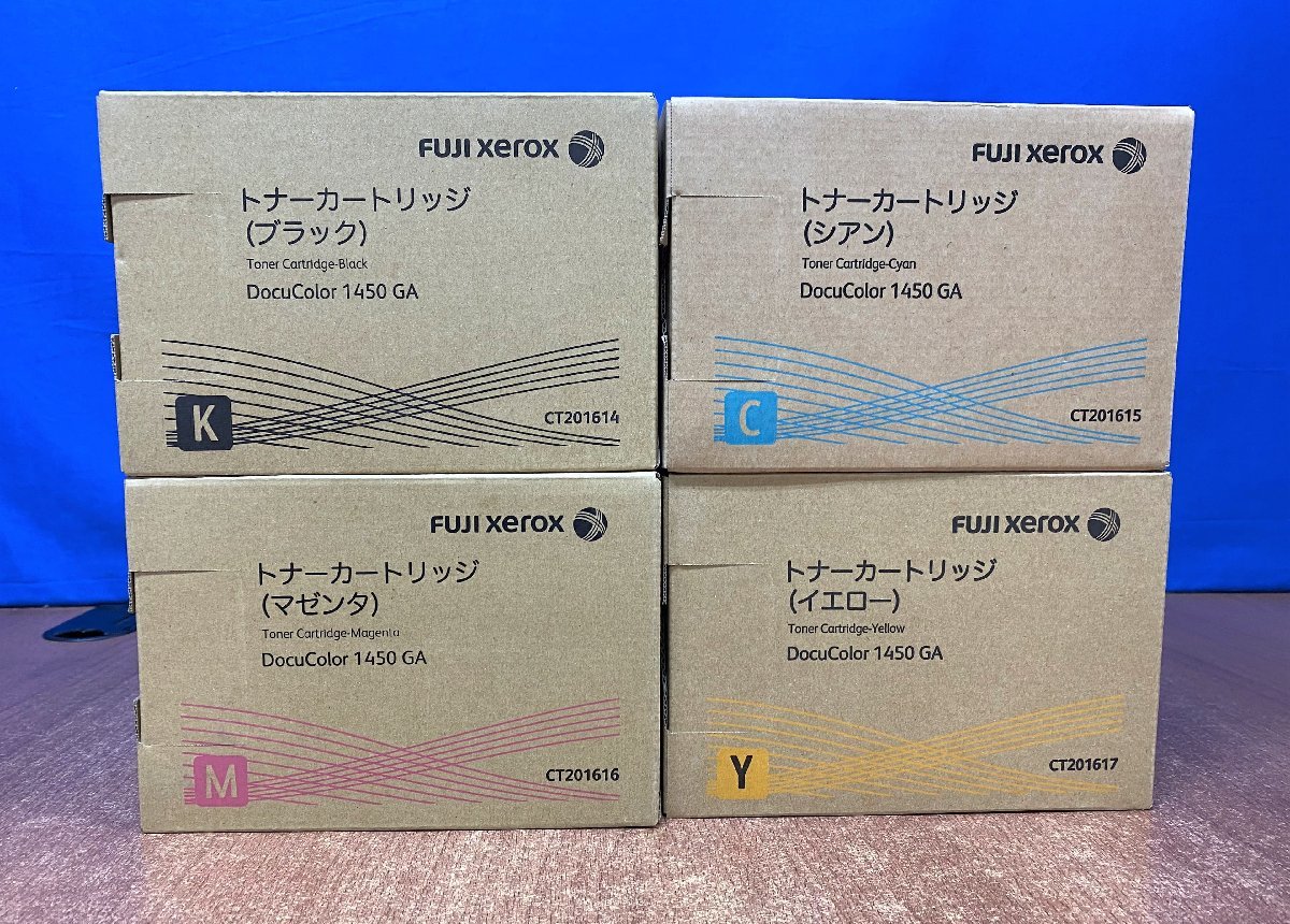 【激安大特価，低価】 越谷発 純正 品 FujiFilm 旧Xerox トナー CT201614 617 ４色Set DocuColor 1450 GA 34952(富士ゼロックス)｜売買されたオークション情報、yahooの商品情報をアーカイブ公開 - オークファン 富士ゼロックス