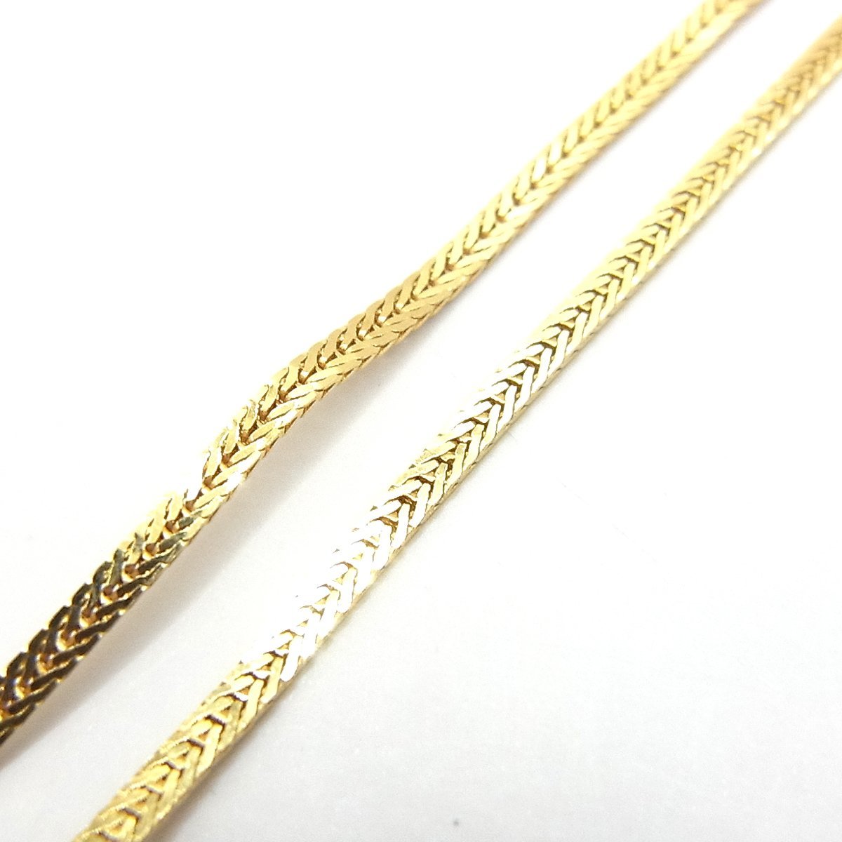 ゴールドネックレス k18 750 K18 750 ネックレス 2.2g 長さ：約39cm 幅：約1.1mm ゴールド