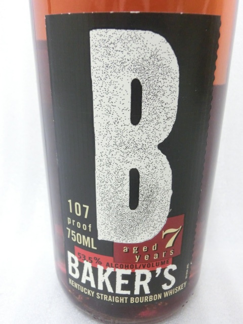 未開栓 ベイカーズ 7年 107プルーフ 750ml 53.5％ BAKER'S 107 proof