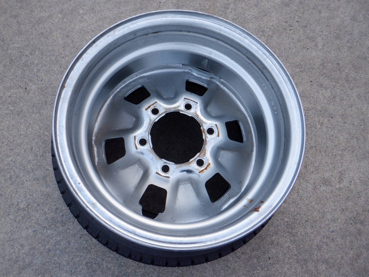 トヨタ ハイラックスサーフ 純正 メッキ スチールホイール 15インチ 6J 