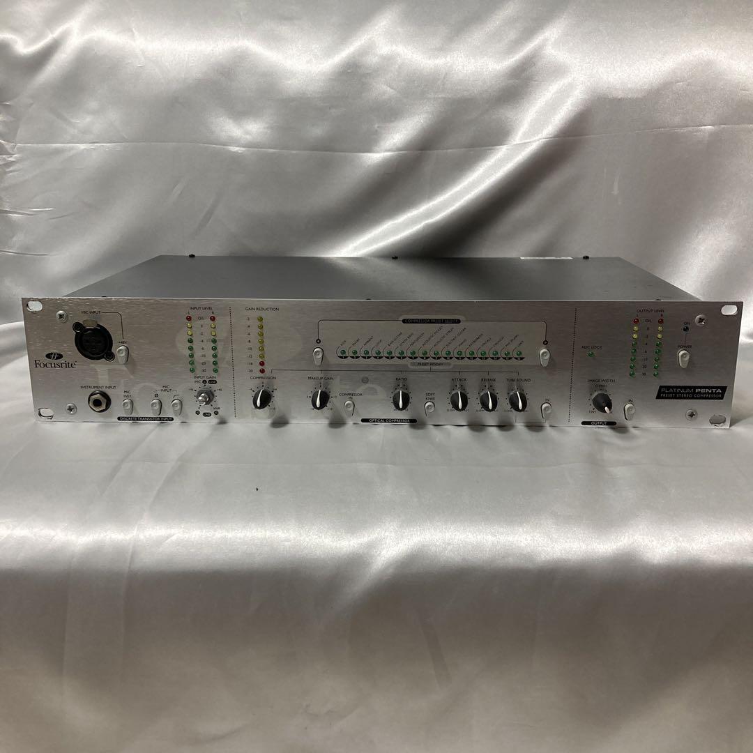 FOCUSRITE Platinum Penta コンプ プリアンプ 動作品 Focusrite
