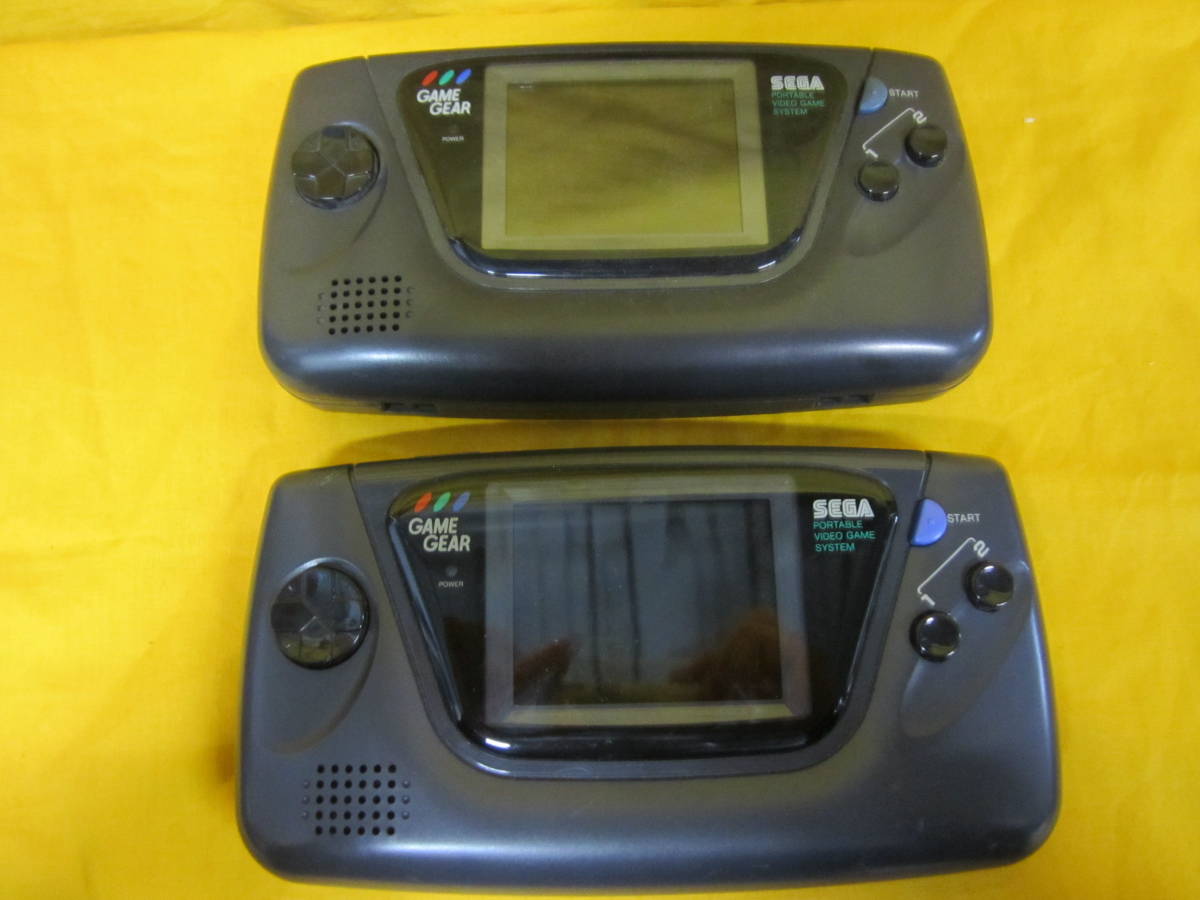  P439 SEGA ゲームギア 本体&times;2台 HGG-3210 GAME GEAR セガ(ゲームギア)｜売買されたオークション情報、yahooの商品情報をアーカイブ公開 - オークファン ゲームギア