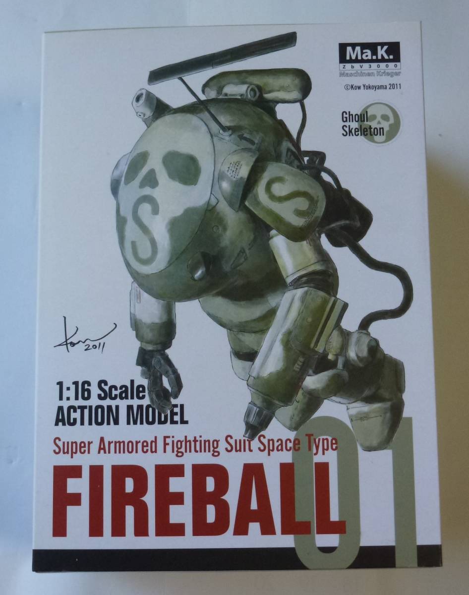 Ma.k.ファイアボール : アクションモデルスカル迷彩ver S.A.F.S. Ma.K