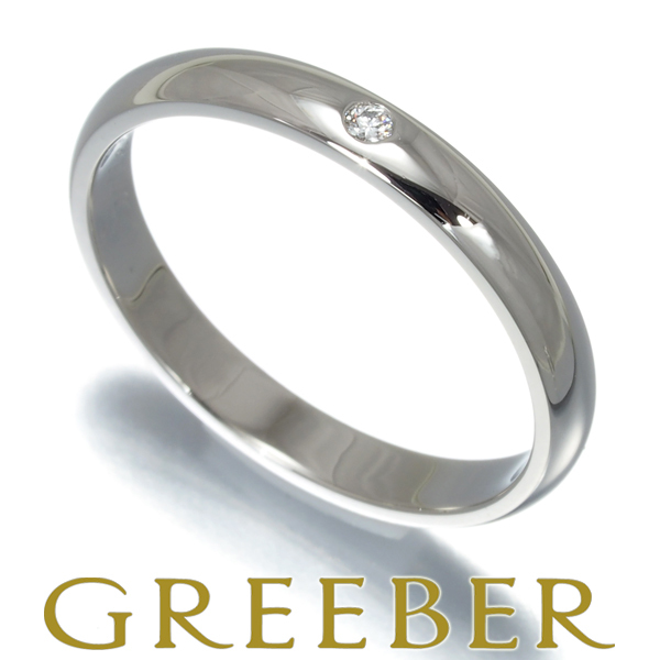 カルティエ ダイヤリング ダイヤモンド クラシックウェディング 2.5mm 49号 Pt950 BLJ