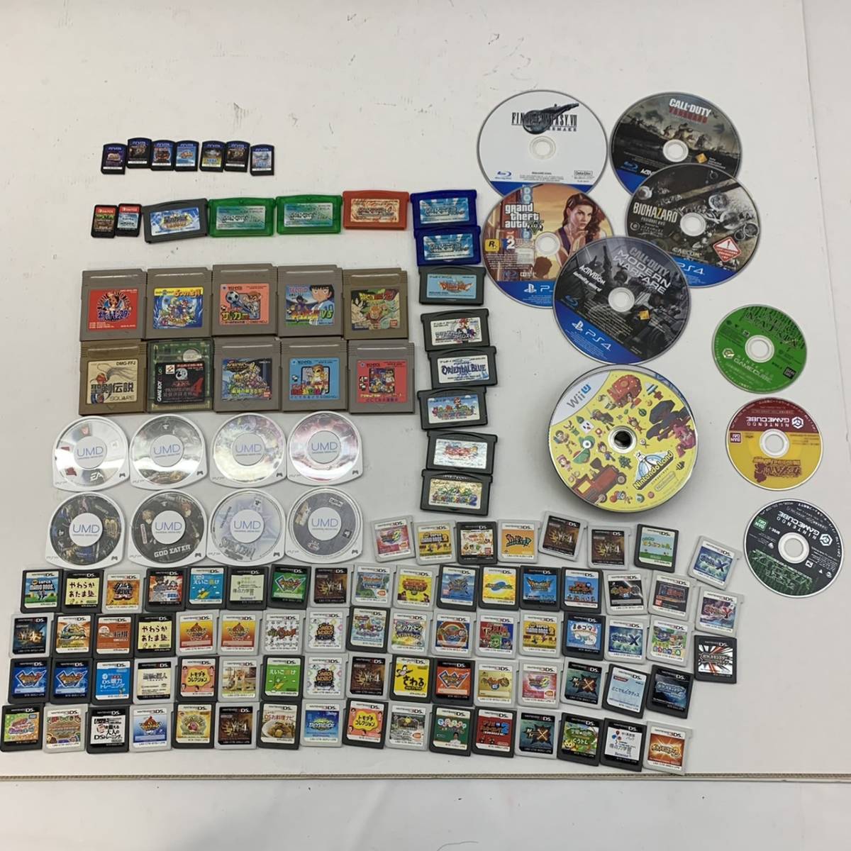 No.7761☆1円～【ゲーム】ケースなしソフト大量まとめ switch/DS/3DS