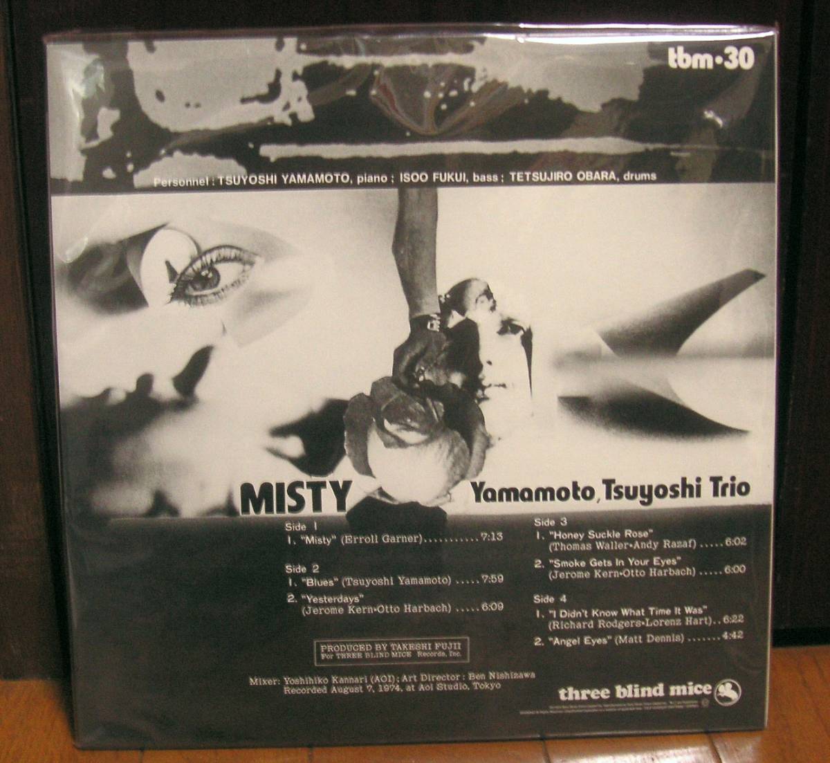 限定セール，爆買い 山本剛トリオ TSUYOSHI YAMAMOTO /ミスティ MISTY TBM30 マスター盤プレッシング180g重量盤45rpm2LP(ジャズ一般)｜売買されたオークション情報、yahooの商品情報をアーカイブ公開 - オークファン ジャズ一般