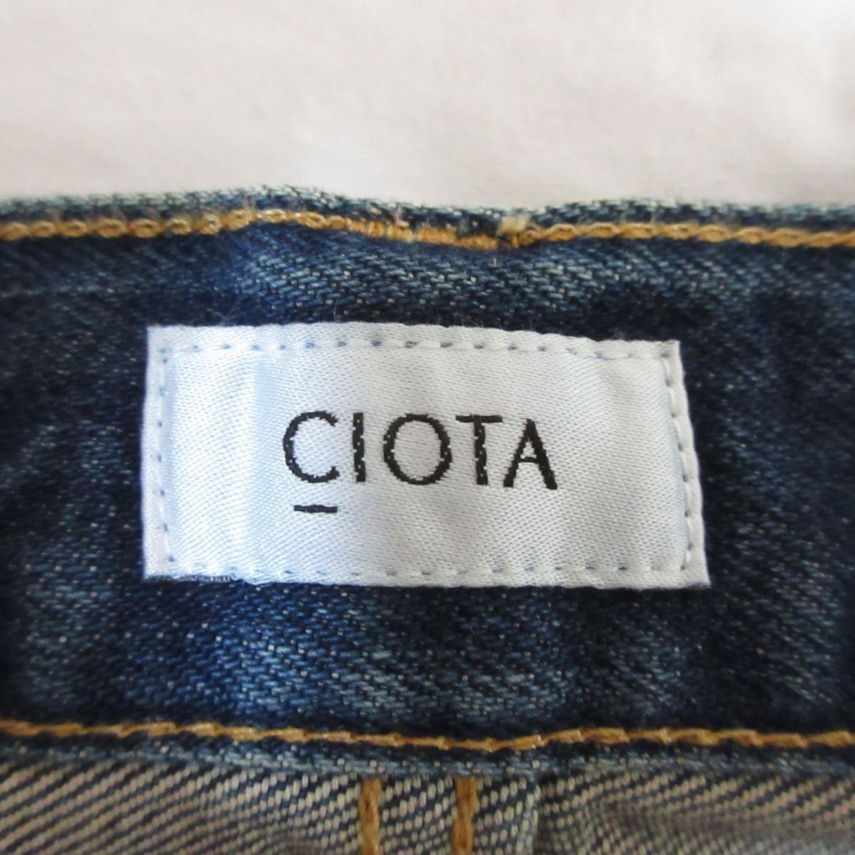ほぼ未使用 2021年モデル CIOTA シオタ スビンコットン テーパード 