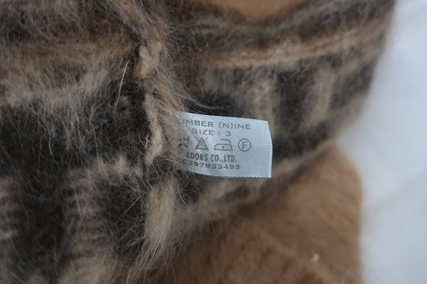 6T8807/ナンバーナイン ジョージ期 アンゴラ混ウールタートルネック