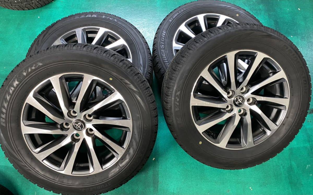 225/60/17 30系アルファード純正ホイール　スタッドレス付き４本セット　ブリヂストンVRX