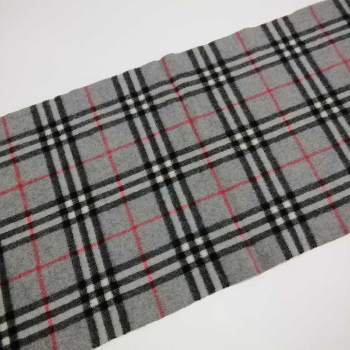 ストール マフラー バーバリー BURBERRY SCARVES GREY 0 グレー（灰色