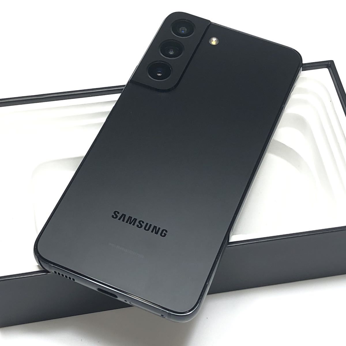 【新品同様】Samsung Galaxy S22 5G 256gb｜SIMフリー｜ファントムブラック｜動作確認済｜格安SIM利用可｜速達発送可