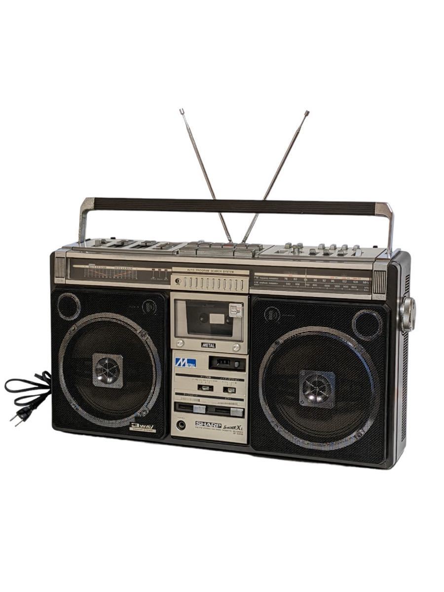 SHARP GF-508SB FM/AM ラジカセ （昭和レトロオーディオ） ラジカセ SHARP THE SEARCHER-XL GF-508SB シャープ サーチャー昭和