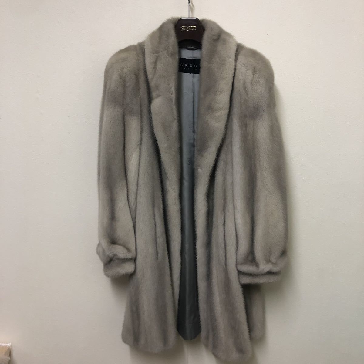 E/A0】GRES グレ PARIS 毛皮 コート PARIS GRES 毛皮 定番，豊富な 