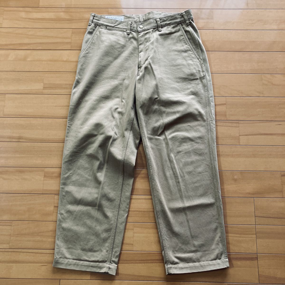 BONCOURA イングリッシュツイルワークパンツ 34 デニム ボンクラ