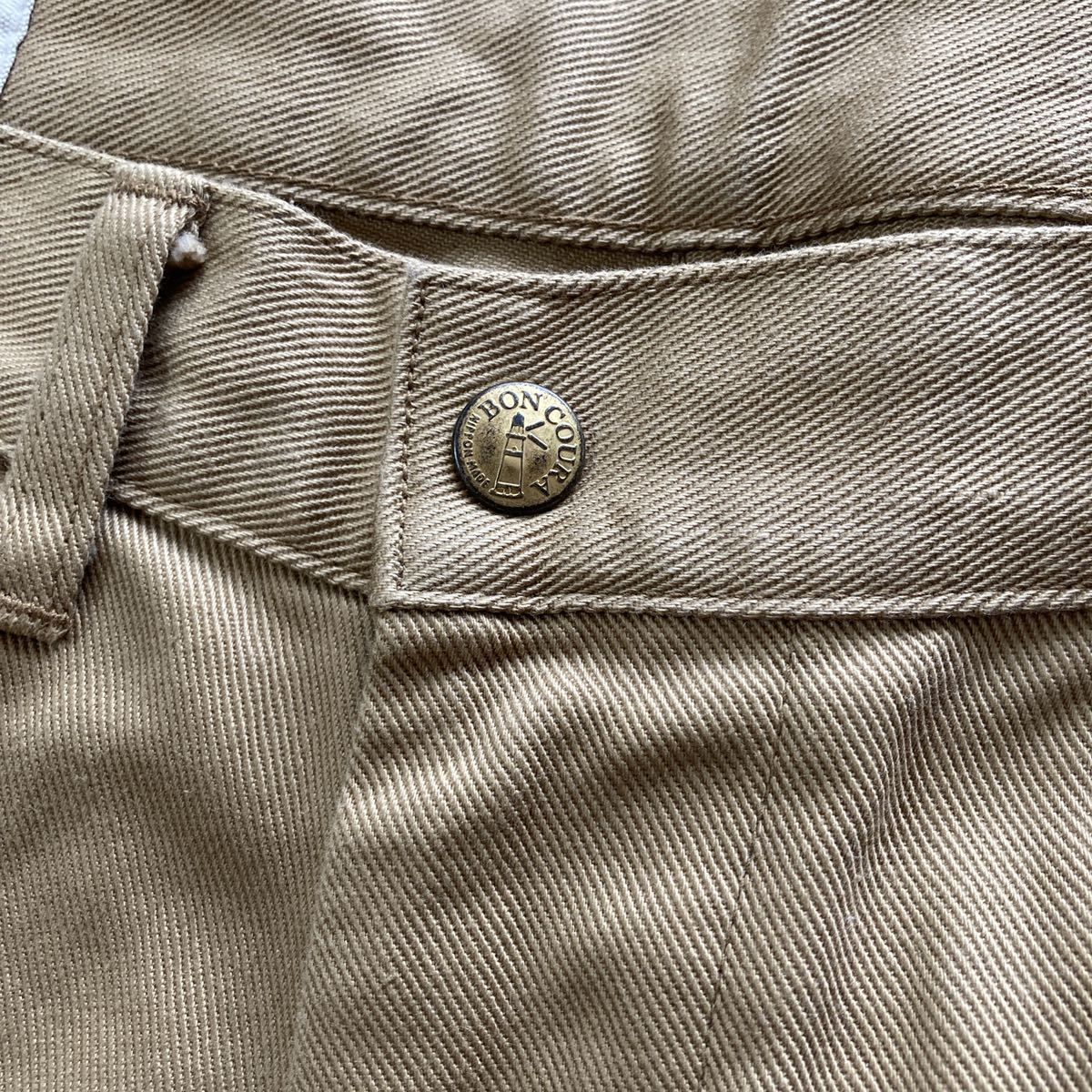 BONCOURA イングリッシュツイルワークパンツ 34 デニム ボンクラ