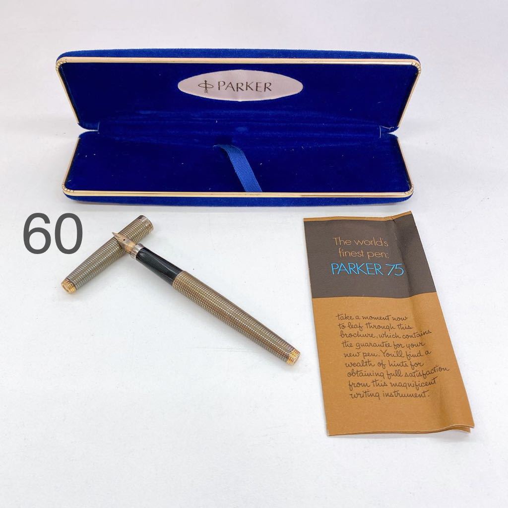 パーカー PARKER 万年筆 0 14K USA IN MADE ゴールドペン先 Cluster