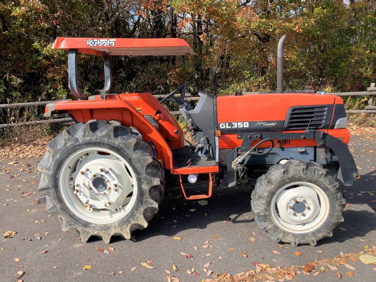 FUKUSHIMA：JUNK】 KUBOTA “GL350” 35PS 4WD Diesel TURBO “Engine 