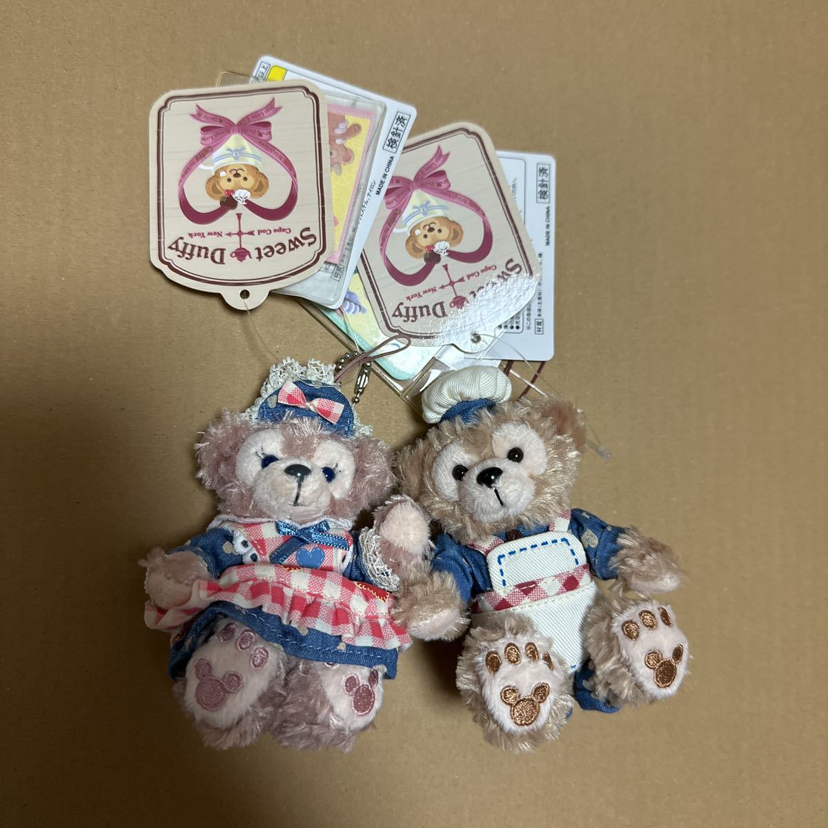 ダッフィー&シェリーメイ ストラップ ぬいぐるみ スウィートダッフィー