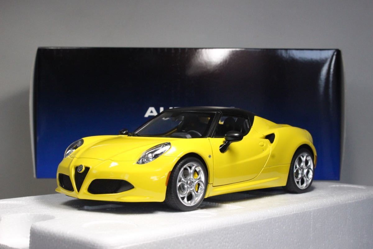 Alfa Romeo 4C ミニカー 1/18 オートアート Alfa Romeo 4C ミニカー 1/18 オートアート 1⁄18 AUTOart Alfa Romeo