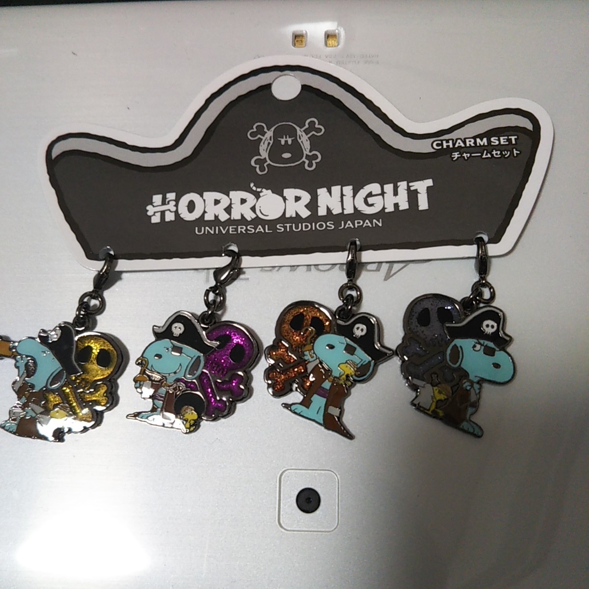 USJ限定 ハロウィン スヌーピー チャームセット キーホルダー 海賊