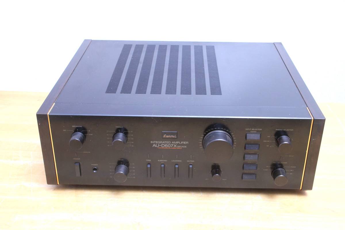 プリメインアンプ サンスイ SANSUI AU-D607X DECADE 山水 山水電気 AU