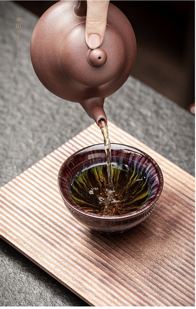 天目茶碗 茶道具 建窯盞 窯変釉 天目 茶碗 油滴天目 曜変天目 中国
