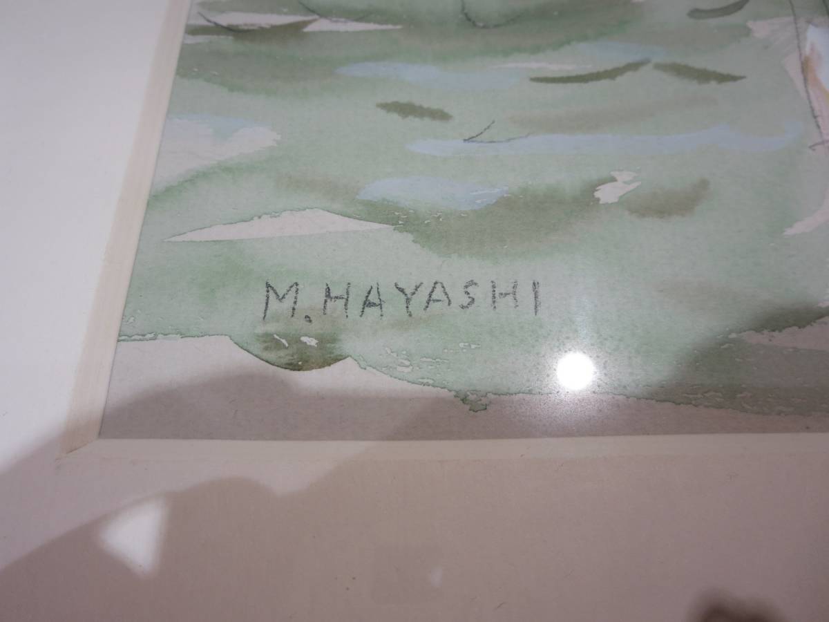 #27246　絵画　油絵　林道夫 M.HAYASHI　画_3