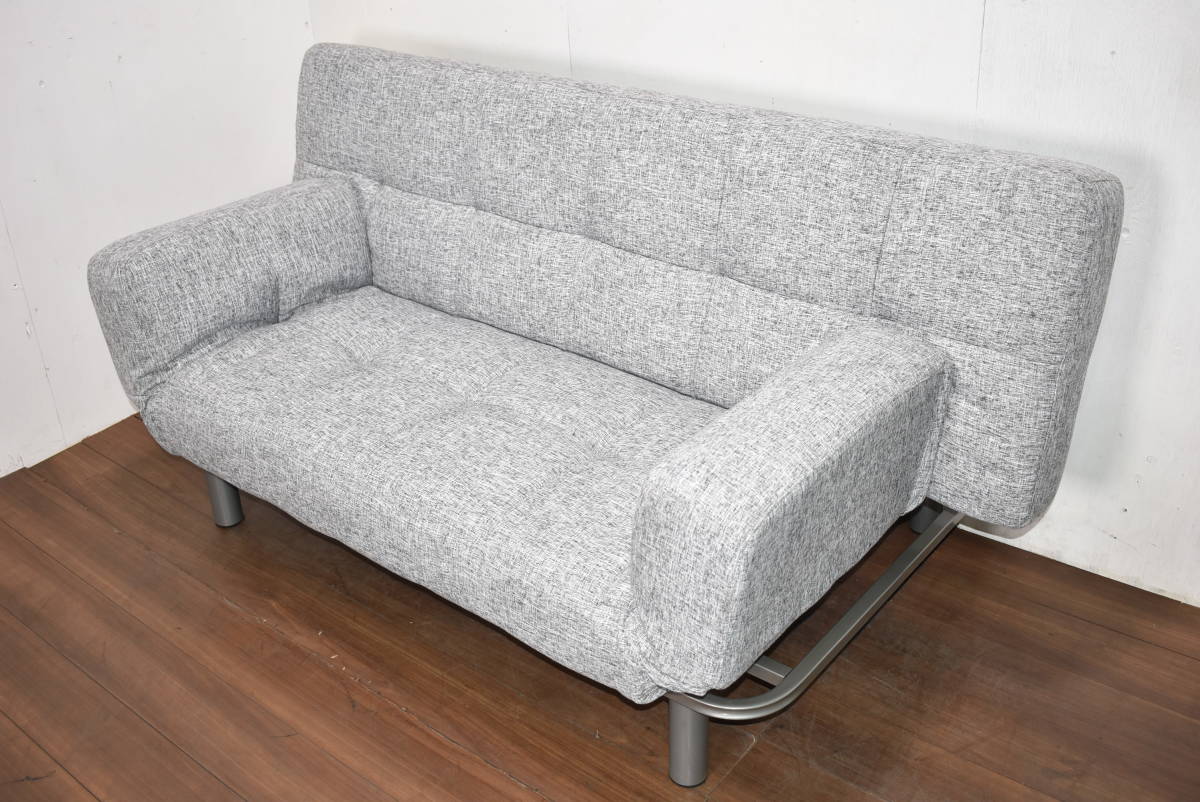 【ヤ取終了4/3】≪y462≫美品 ニトリ マークス AM リクライニング ソファベッド 2～3人掛け/トリプル ファブリック/布 便利 41112-01 ヤ取終了4/3】≪y462≫美品 ニトリ マークス AM リクライニング ソファ